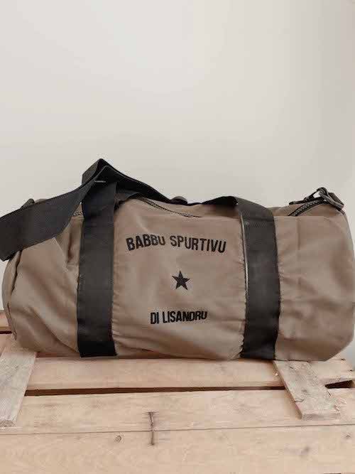 Sac de sport kaki personnalisable