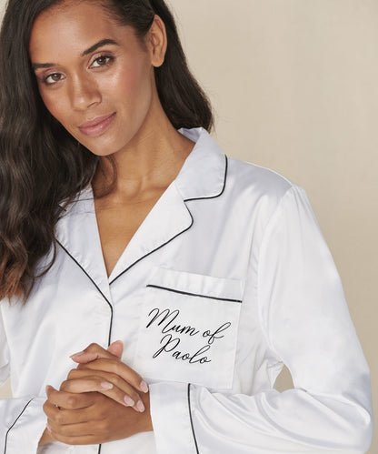 Pyjama femme personnalisé en satin - Confort et élégance sur mesure