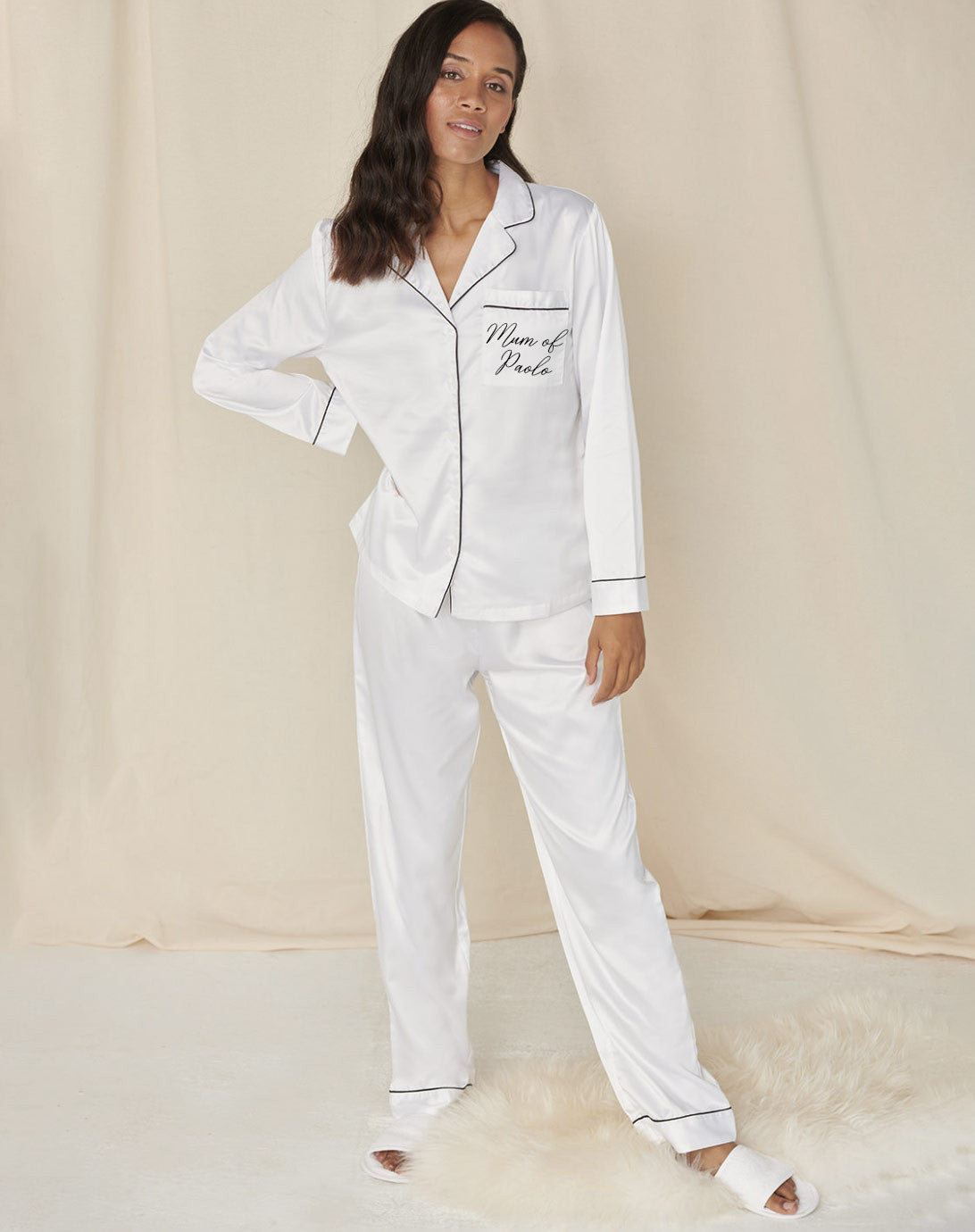 Pyjama femme personnalisé en satin - Confort et élégance sur mesure