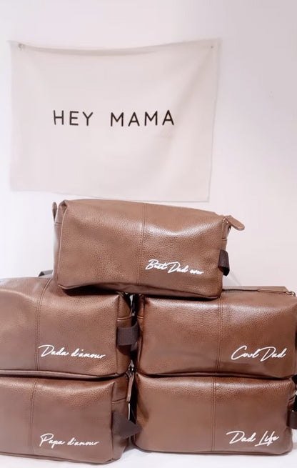 Trousse de toilette luxe personnalisée pour papa (ou tout homme qui mérite d'être gâté)
