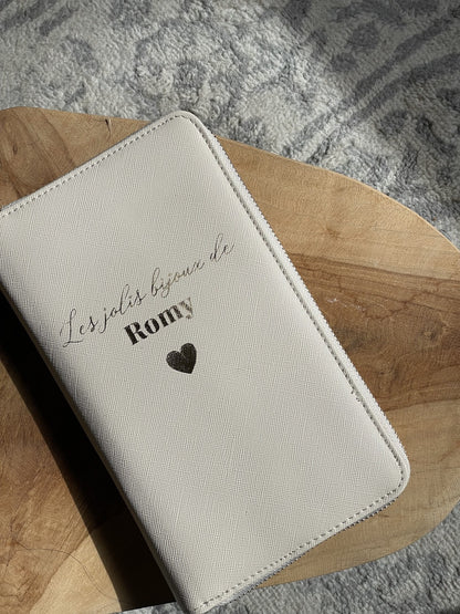 Pochette pour bijoux personnalisée – Le petit écrin chic et unique pour vos trésors