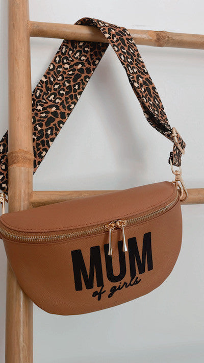 Banane personnalisée leopard camel - Accessoire Pratique et Tendance