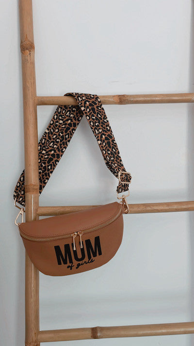 Banane personnalisée leopard camel - Accessoire Pratique et Tendance