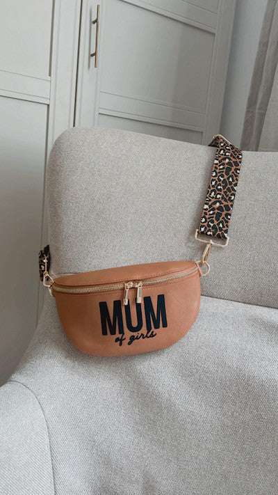 Banane personnalisée leopard camel - Accessoire Pratique et Tendance