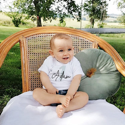 T-shirt Anniversaire personnalisé Enfant avec Prénom et Âge - Cadeau Unique