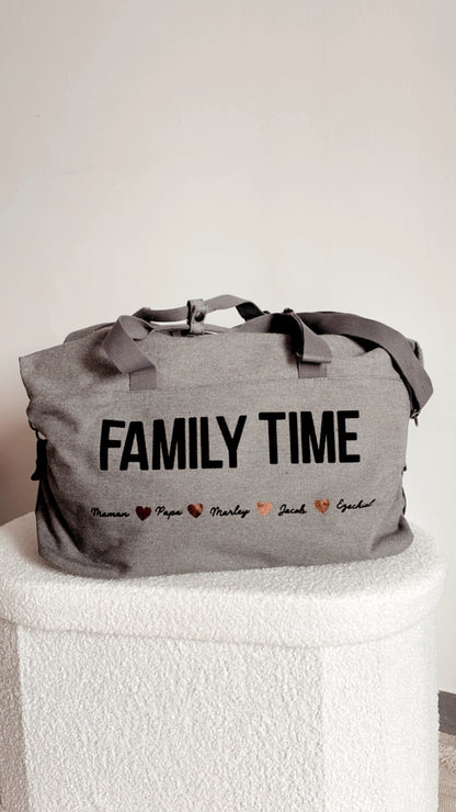 Grand sac de voyage personnalisable FAMILY TIME