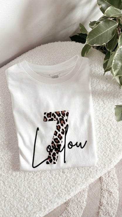 T-shirt Anniversaire personnalisé Enfant avec Prénom et Âge - Cadeau Unique