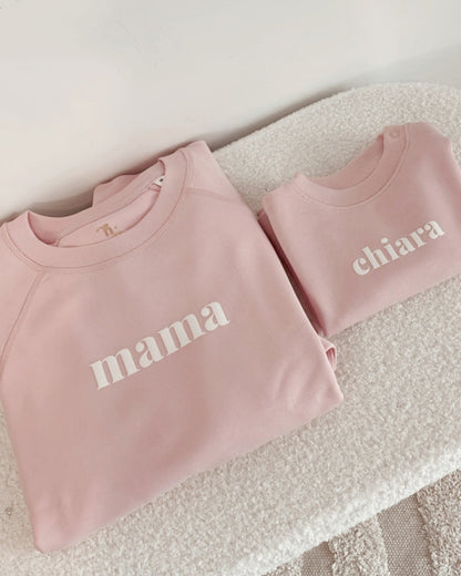 Sweat Personnalisé Bébé Rose – Cadeau Doux et Unique