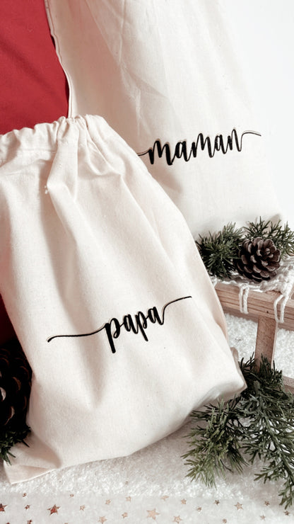 Pochons de Noel personnalise tous formats