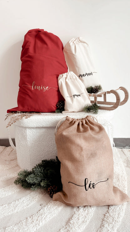 Pochons de Noel personnalise tous formats