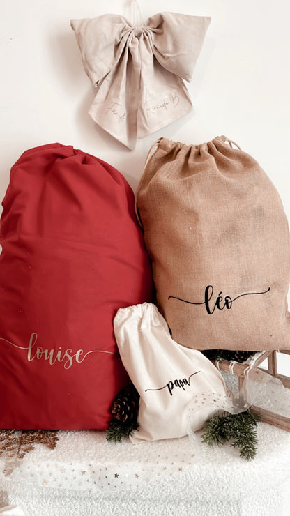 Pochons de Noel personnalise tous formats