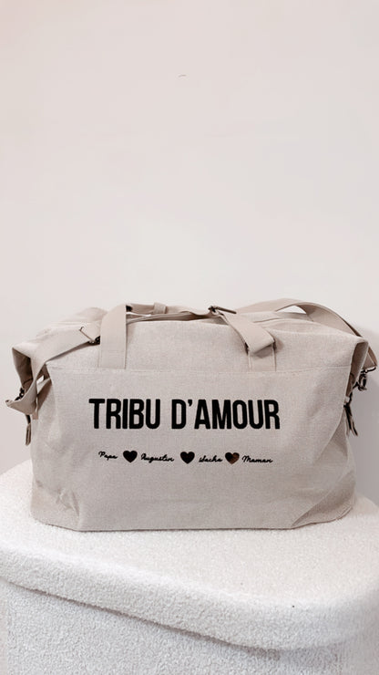 Grand sac de voyage personnalisable FAMILY TIME