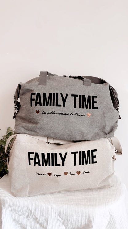 Grand sac de voyage personnalisable FAMILY TIME