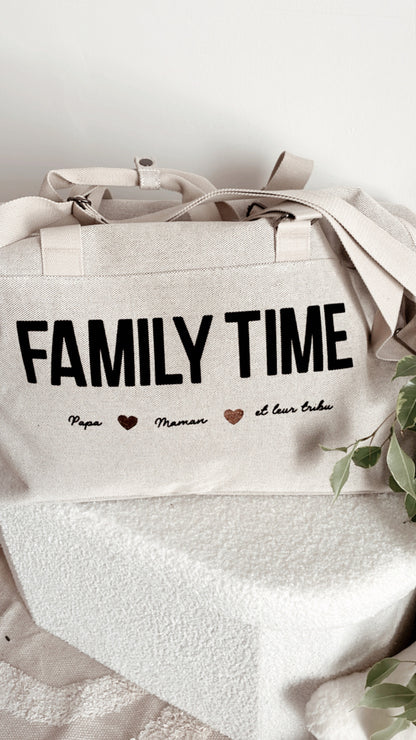 Grand sac de voyage personnalisable FAMILY TIME