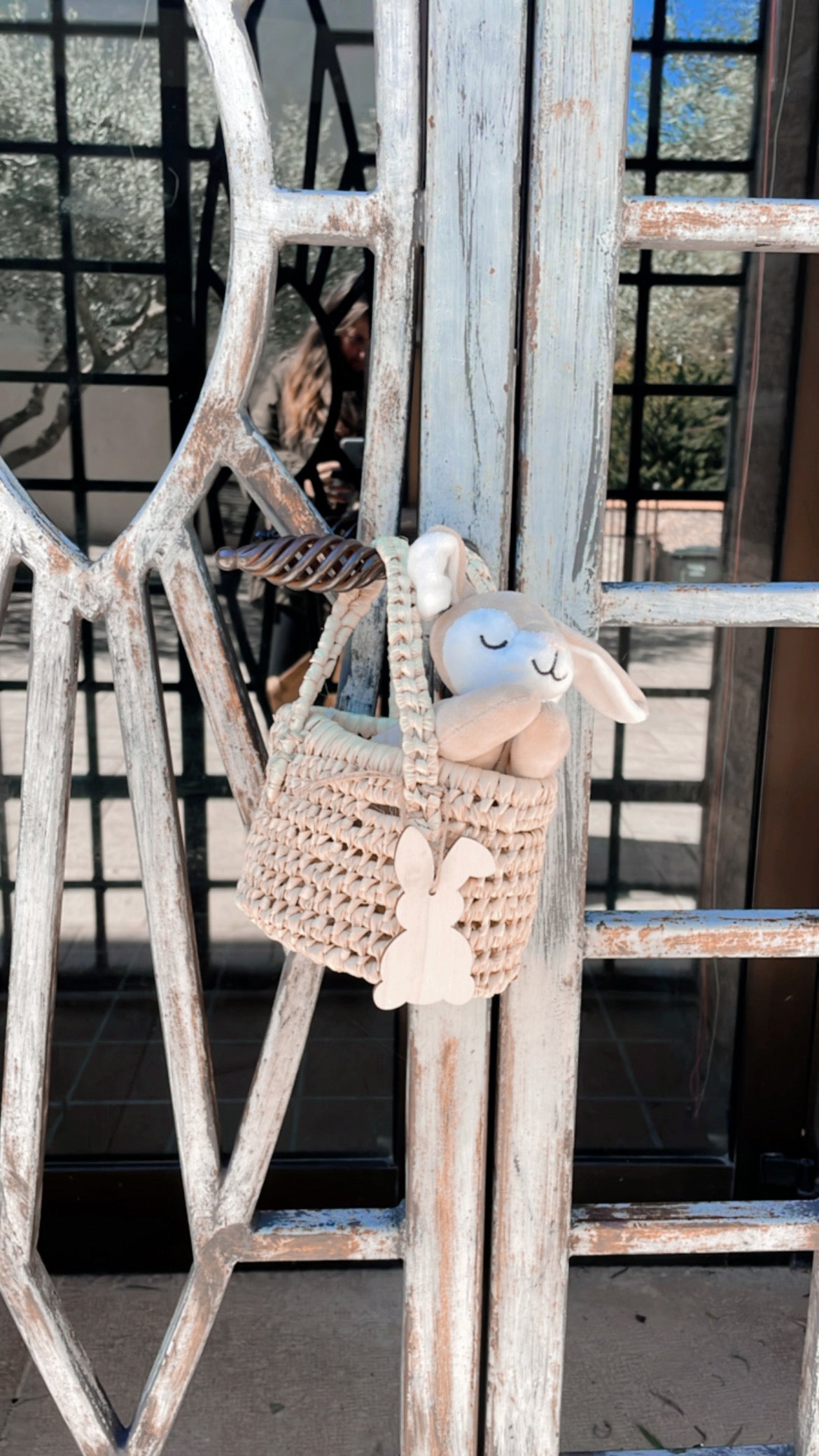 Le petit panier de Pâques personnalisé – modèle "Lapinou"