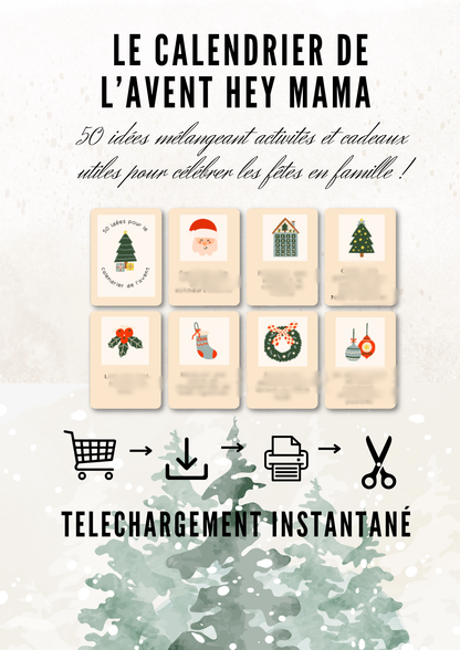 Calendrier de l'Avent Digital 3-6 Ans : Idées Cadeaux & Activités Famille | Zénitude Maman