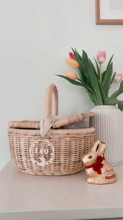 Panier de Pâques Personnalisé – Édition Haut de Gamme 🐰✨