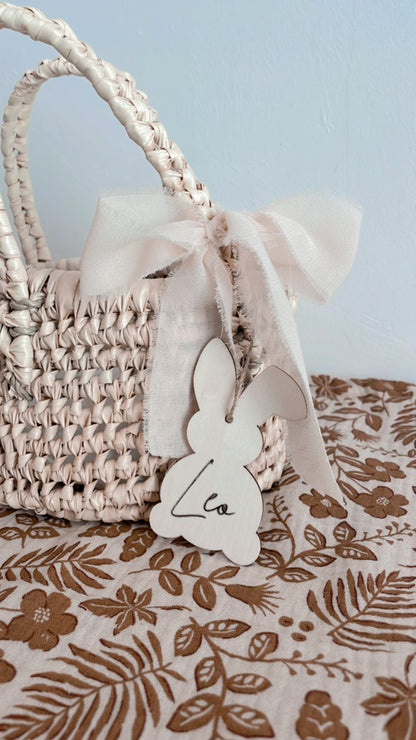 Le petit panier de Pâques personnalisé – modèle "Lapinou"