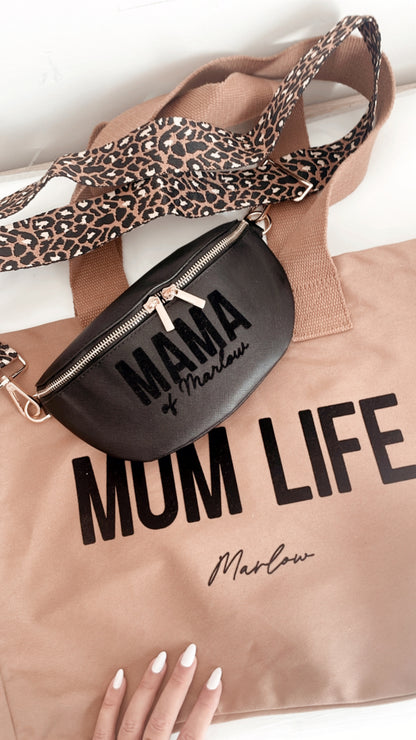Cabas personnalisé "MUM LIFE" – Le sac idéal pour les mamans stylées et organisées