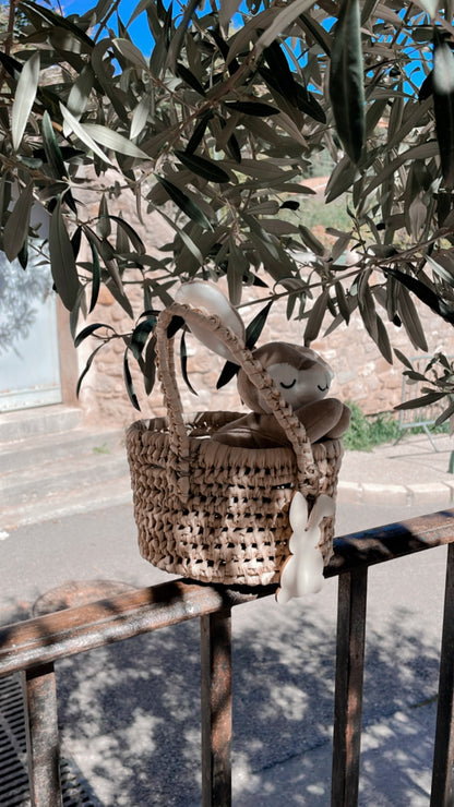 Le petit panier de Pâques personnalisé – modèle "Lapinou"