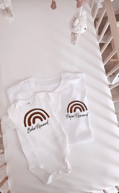 Duo Daddy rainbow à personnaliser