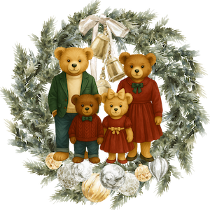 Boule de Noël personnalisée en céramique – Cadeau enfant et famille