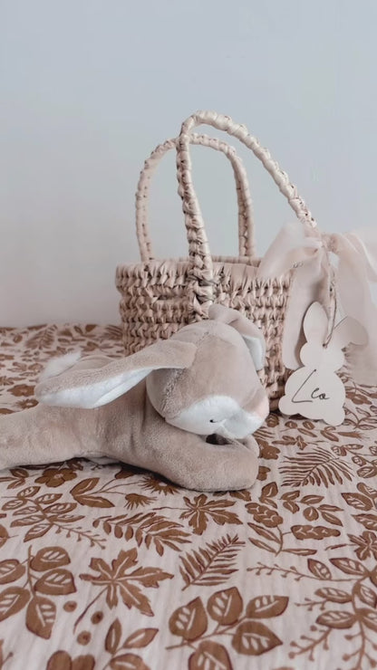 Le petit panier de Pâques personnalisé – modèle "Lapinou"