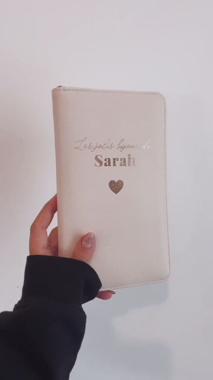 Pochette pour bijoux personnalisée – Le petit écrin chic et unique pour vos trésors