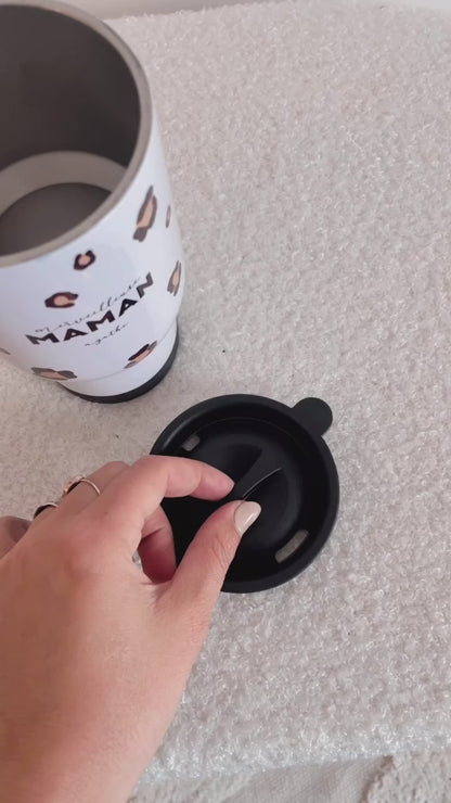 Mug Isotherme Personnalisé Léopard