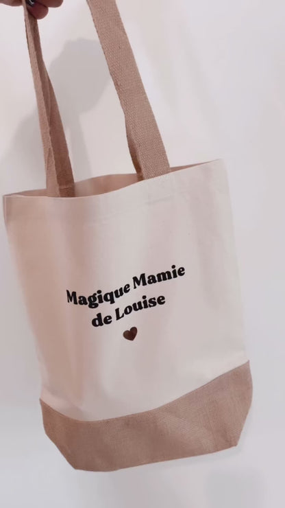 Cabas Personnalisé pour Mamie – Pratique & Plein d’Amour 💛